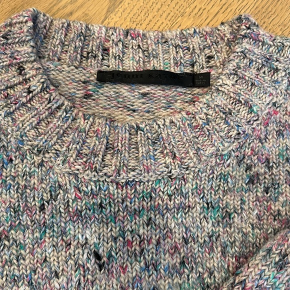 Jenni Kayne Cropped Cocoon Crewneck in Multi Marl - Picture 7 of 14